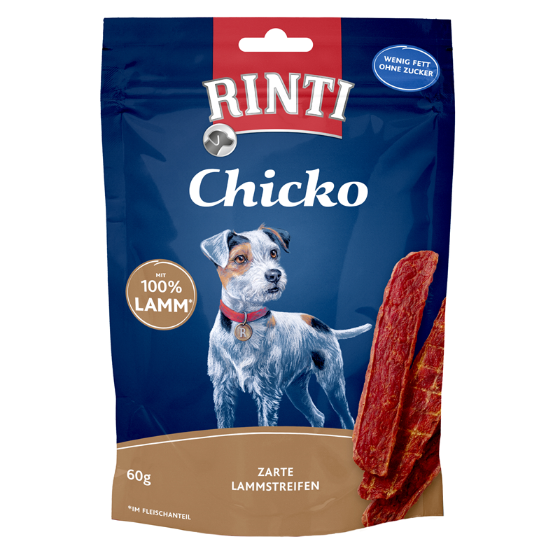 Produktbild für Finnern Rinti Dog - Snack Chicko Lamm 60g Beutel