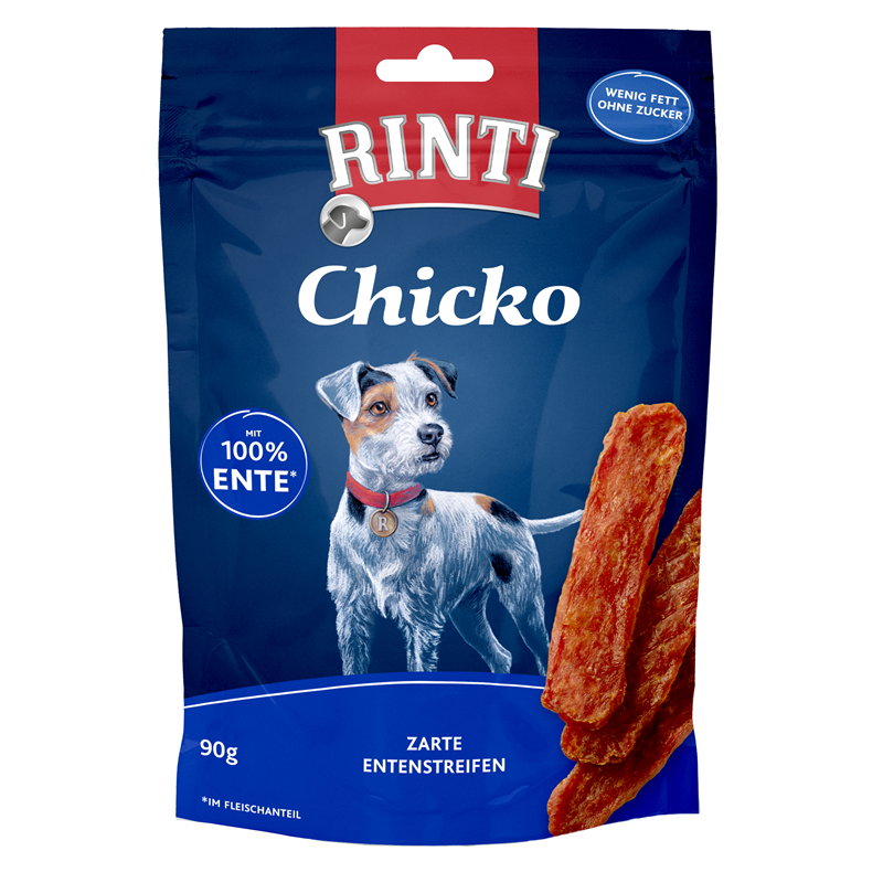 Produktbild für Finnern Rinti Dog - Snack Chicko Ente 90g Beutel