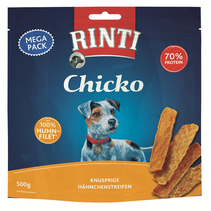 Produktbild für Finnern Rinti Dog - Snack Chicko Huhn Megapack 500g Beutel