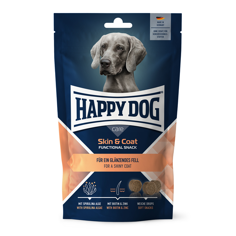 Produktbild für Happy Dog Care Snack Skin & Coat 100g