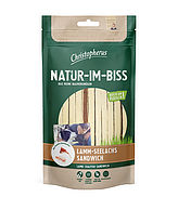 Produktbild für Allco Christopherus Dog - Snack Lamm Seelachs Sandwich 70g