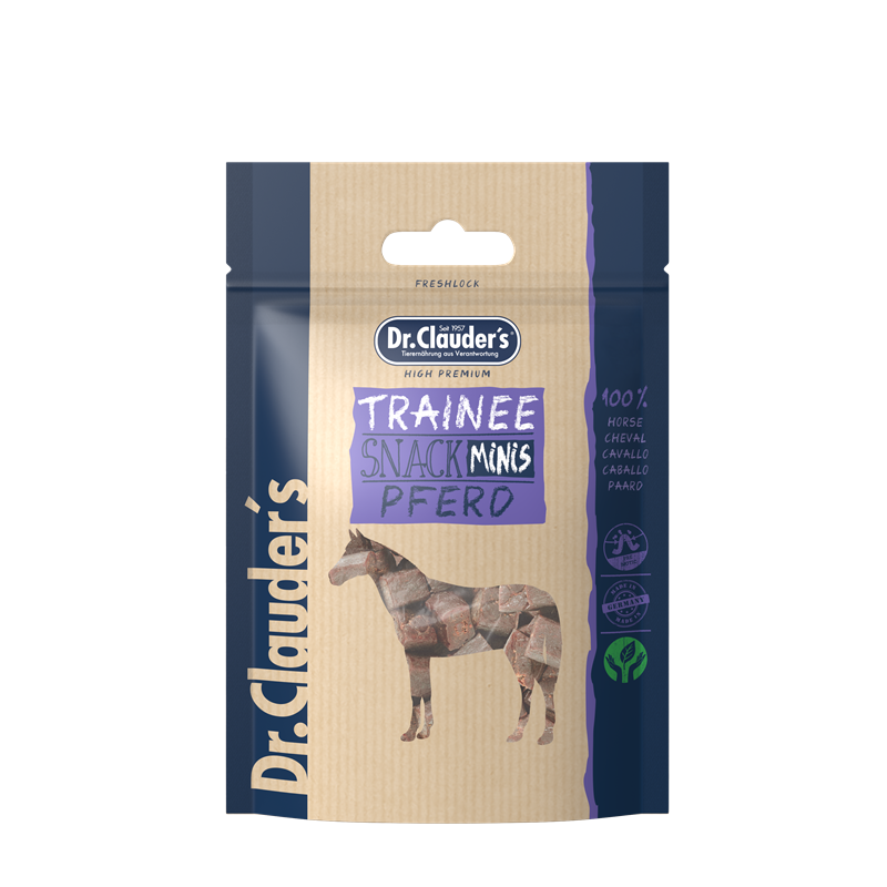 Produktbild für Dr. Clauder´s Dog Snack Trainee Mini Pferd 50g 