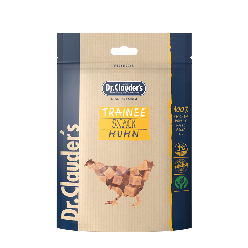 Produktbild für Dr. Clauder´s Dog Snack Trainee Hühnerfleisch 80g 