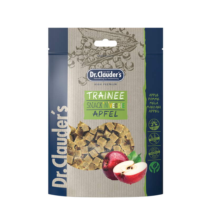 Produktbild für Dr. Clauder´s Dr. Clauder´s Dog Trainee Snack Veggie Apfel 80g Beutel