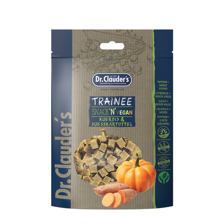 Produktbild für Dr. Clauder´s Dr. Clauder´s Dog Trainee Snack Vegan Kürbis & Süßkartoffel 80g Beutel