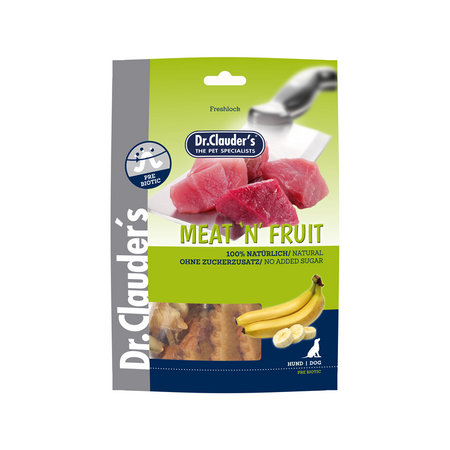 Produktbild für Dr. Clauder´s Meat´nFruitSnack Banan & Hühn80g 