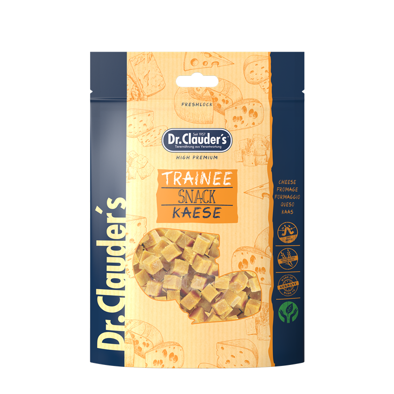 Produktbild für Dr. Clauder´s Trainee Snack Käse 80g 