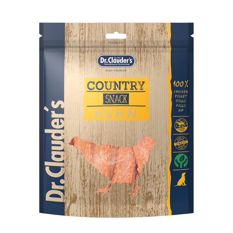 Produktbild für Dr. Clauder´s Dog Snack Country Huhn 170g 