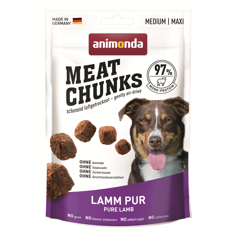 Produktbild für Animonda Dog Snack Meat Chunks Lamm pur 80g