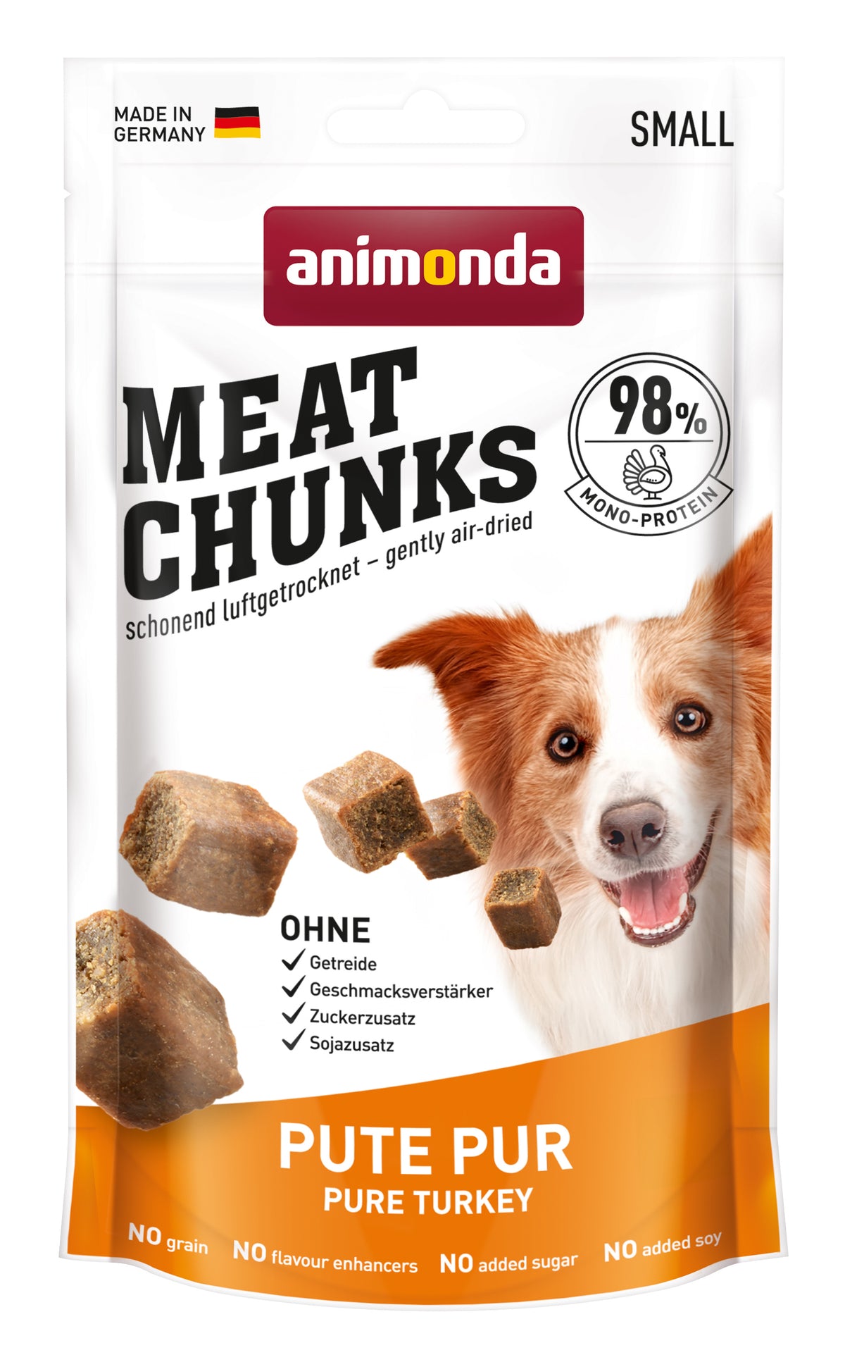 Produktbild für Animonda Dog - Snack Meat Chunks Pute pur 60g