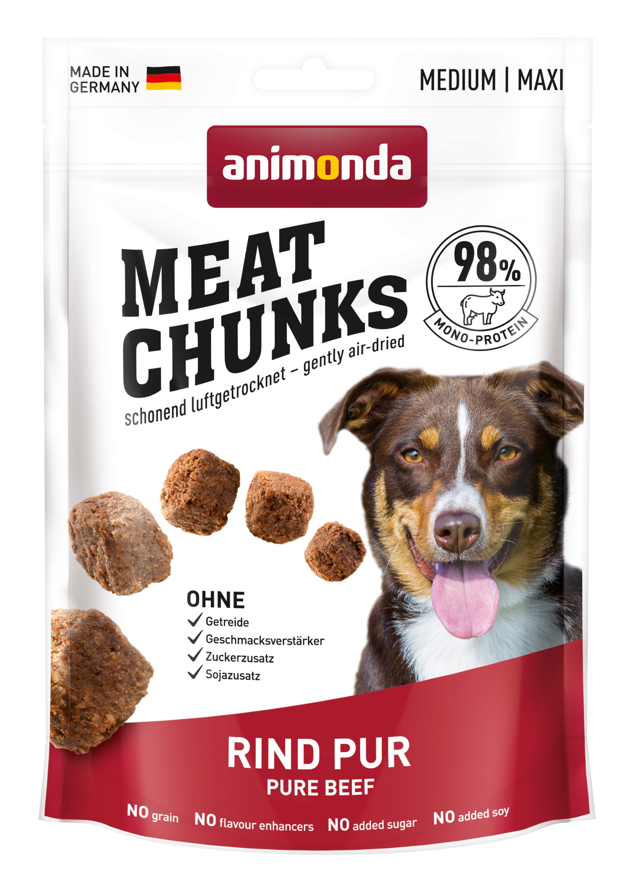 Produktbild für Animonda Dog - Snack Meat Chunks Rind pur 80g