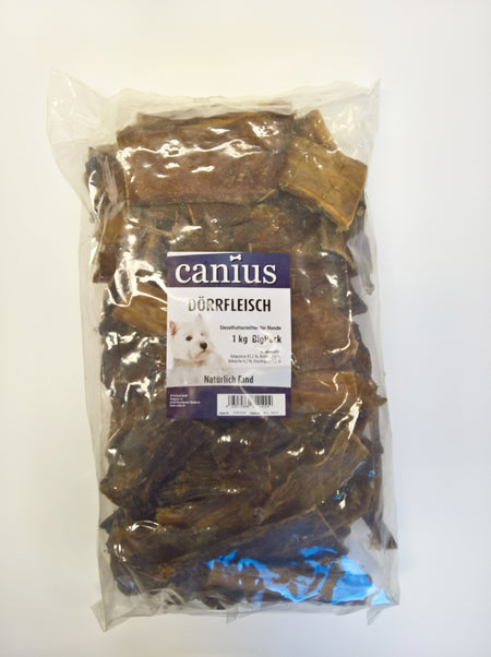 Produktbild für Canius BigPack Dörrfleisch 1kg Beutel