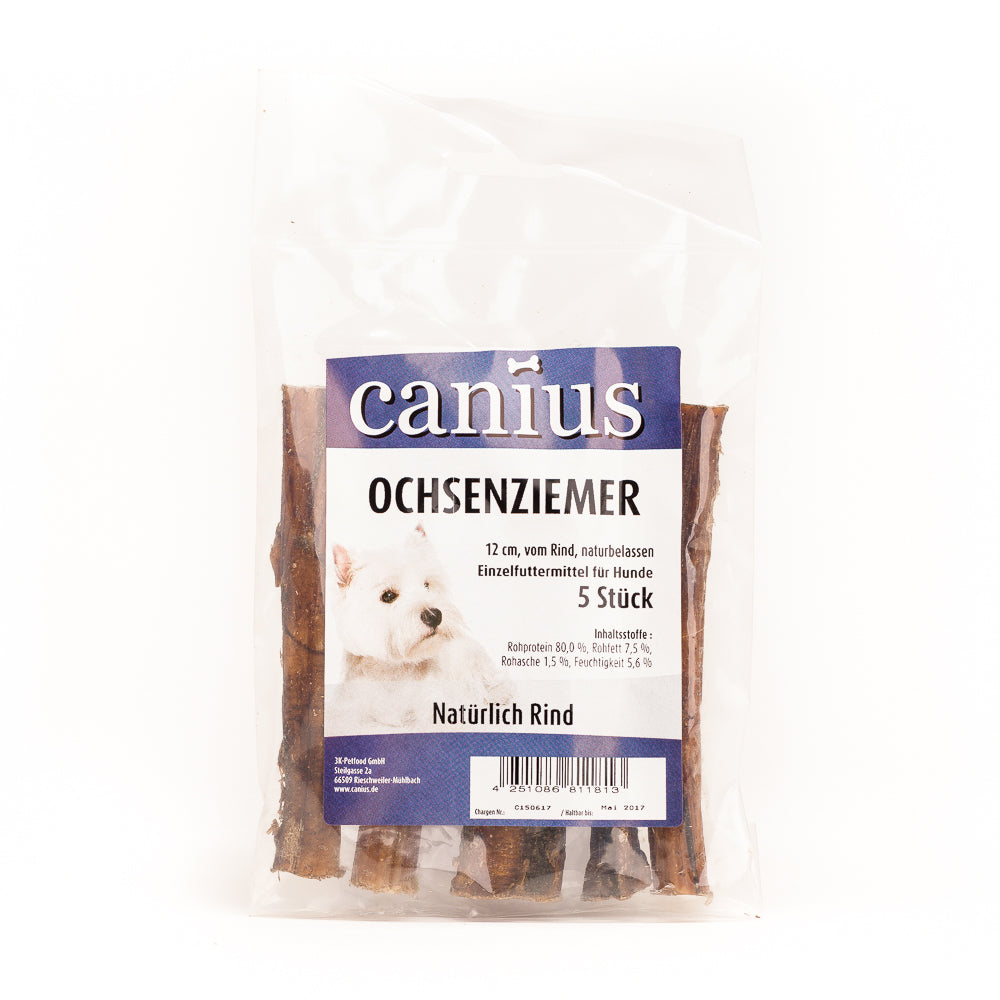 Produktbild für Canius Ochsenziemer 12cm 5 Stück Beutel