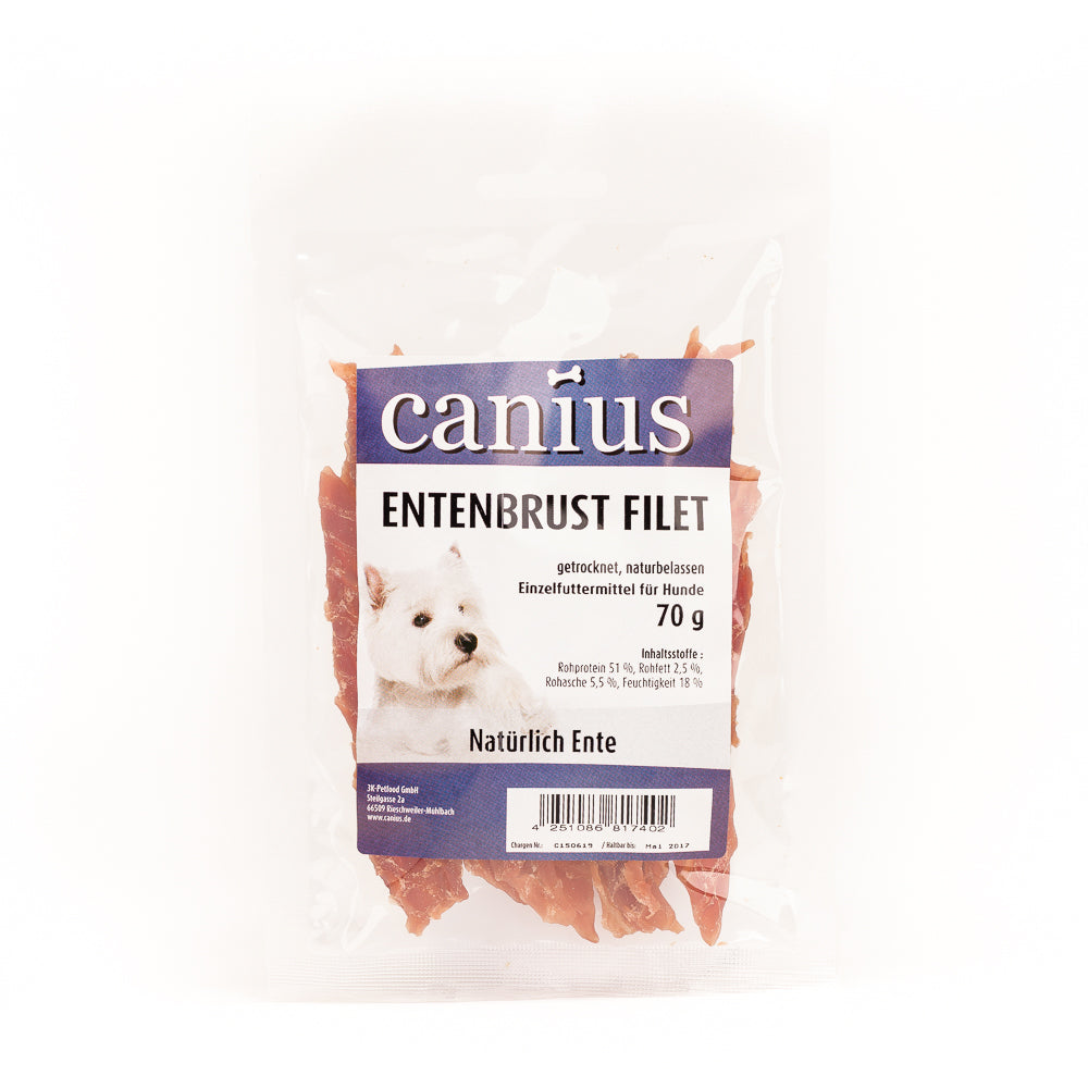 Produktbild für Canius Entenbrust Filet 70g Beutel