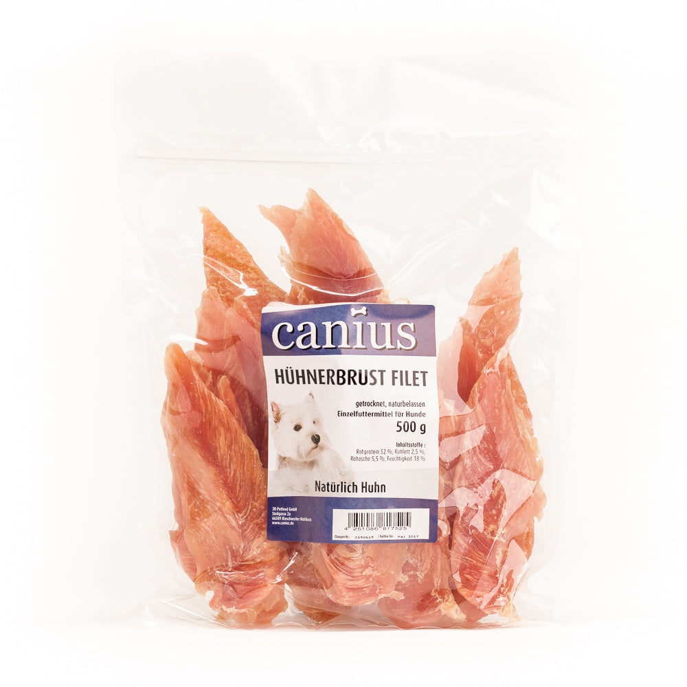 Produktbild für Canius Hühnerbrust Filet 500g Beutel