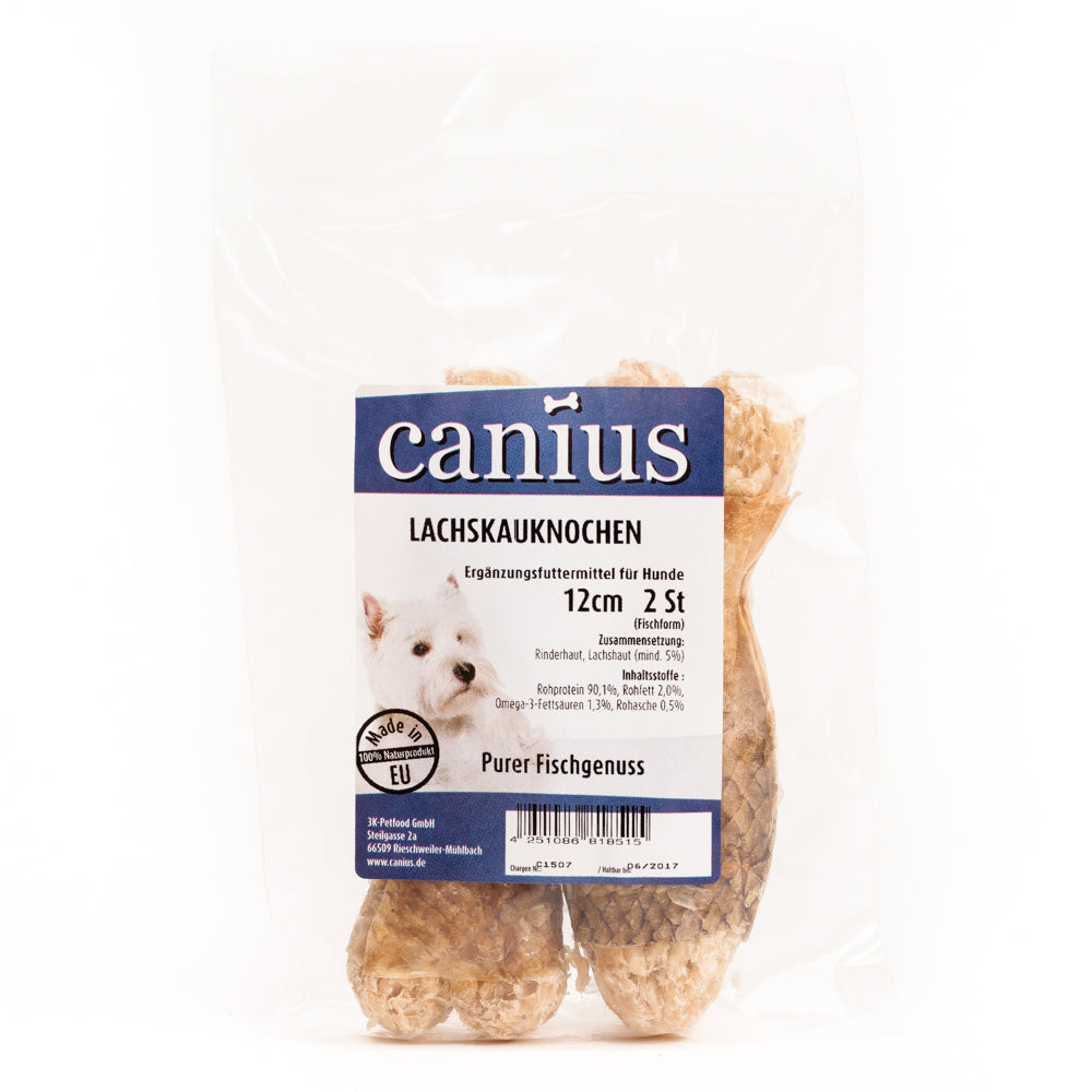 Produktbild für Canius EU Lachs Kausnack 12cm Fisch 2 Stück 