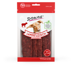 Produktbild für Dokas Dog Snack Lammfleisch getrocknet 70g 