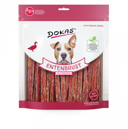 Produktbild für Dokas Dog Snack Entenbrust in Streifen 500g Beutel