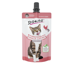 Produktbild für Dokas Cat Snack Creme Huhn & Garnele 90g 