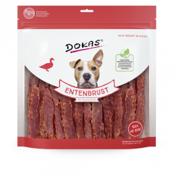 Produktbild für Dokas Dog Snack Entenbrust Scheiben 900g 