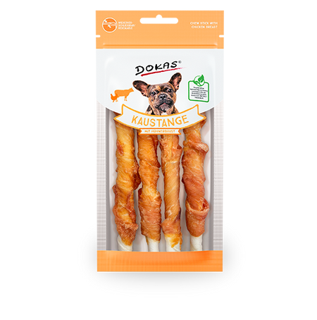 Produktbild für Dokas Dog Snack Kaustange mit Hühnerbrust 50g Beutel