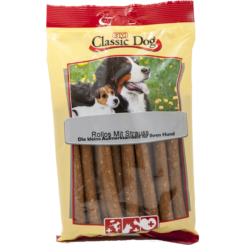 Classic Dog Snack Rollos Strauß 20er Beutel