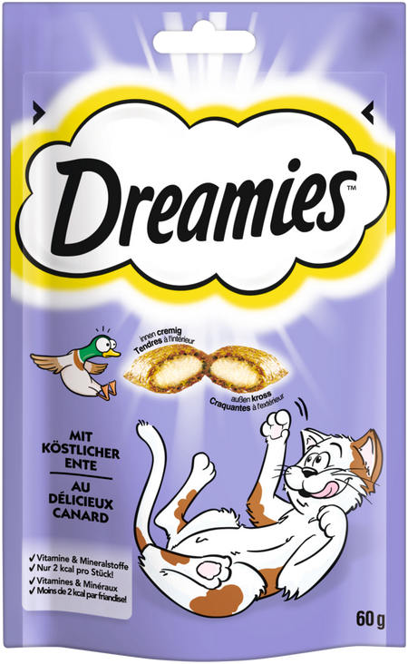 Produktbild für Dreamies Cat mit Ente 60g