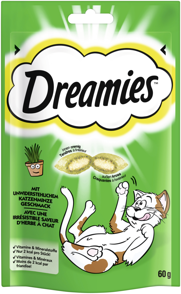 Produktbild für Dreamies Cat Snack mit Katzenminze 60g