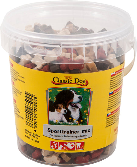 Produktbild für Classic Dog Snack Sporttrainer Mix 500g Eimer