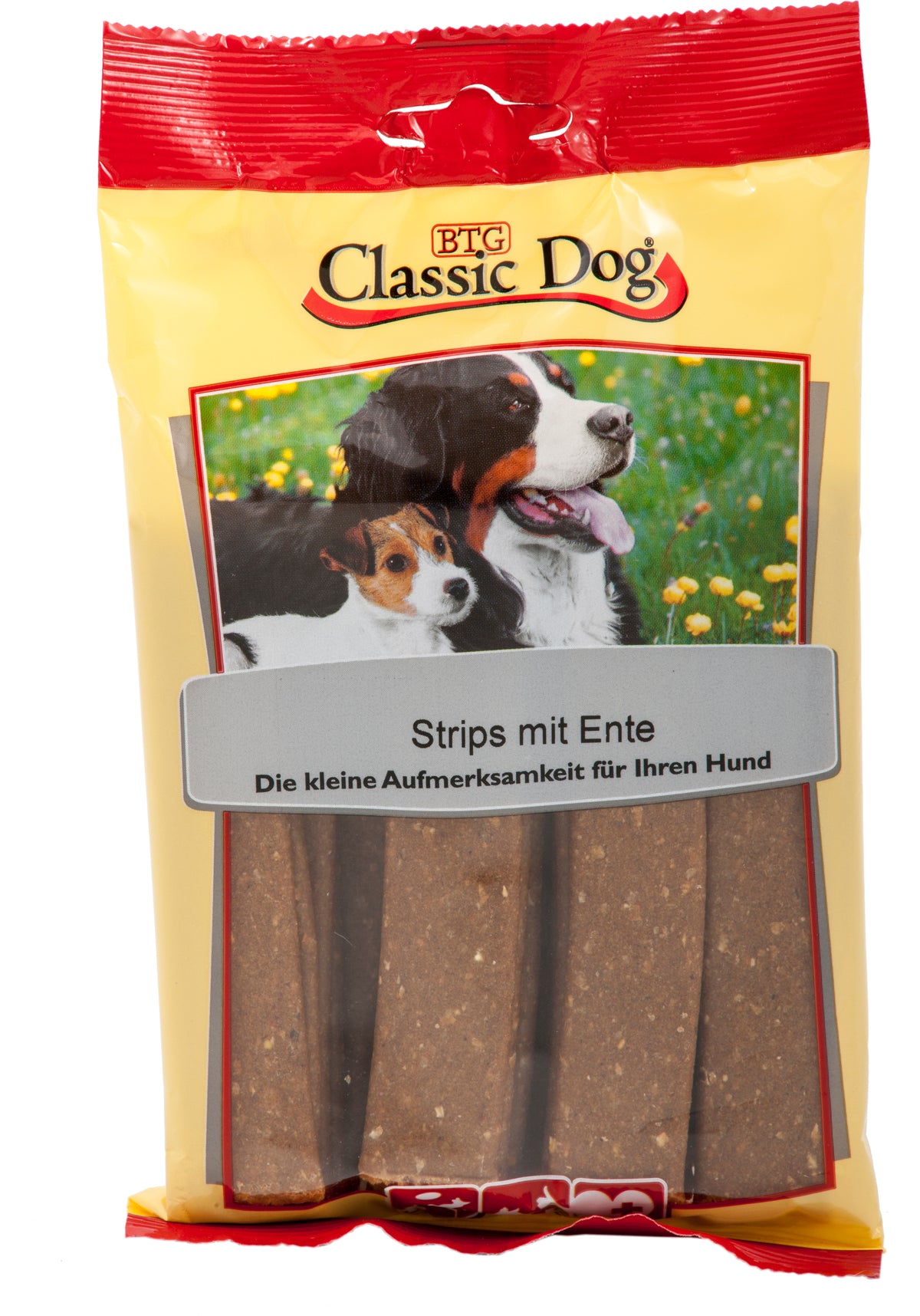 Produktbild für Classic Dog Snack Strips mit Ente20er Beutel