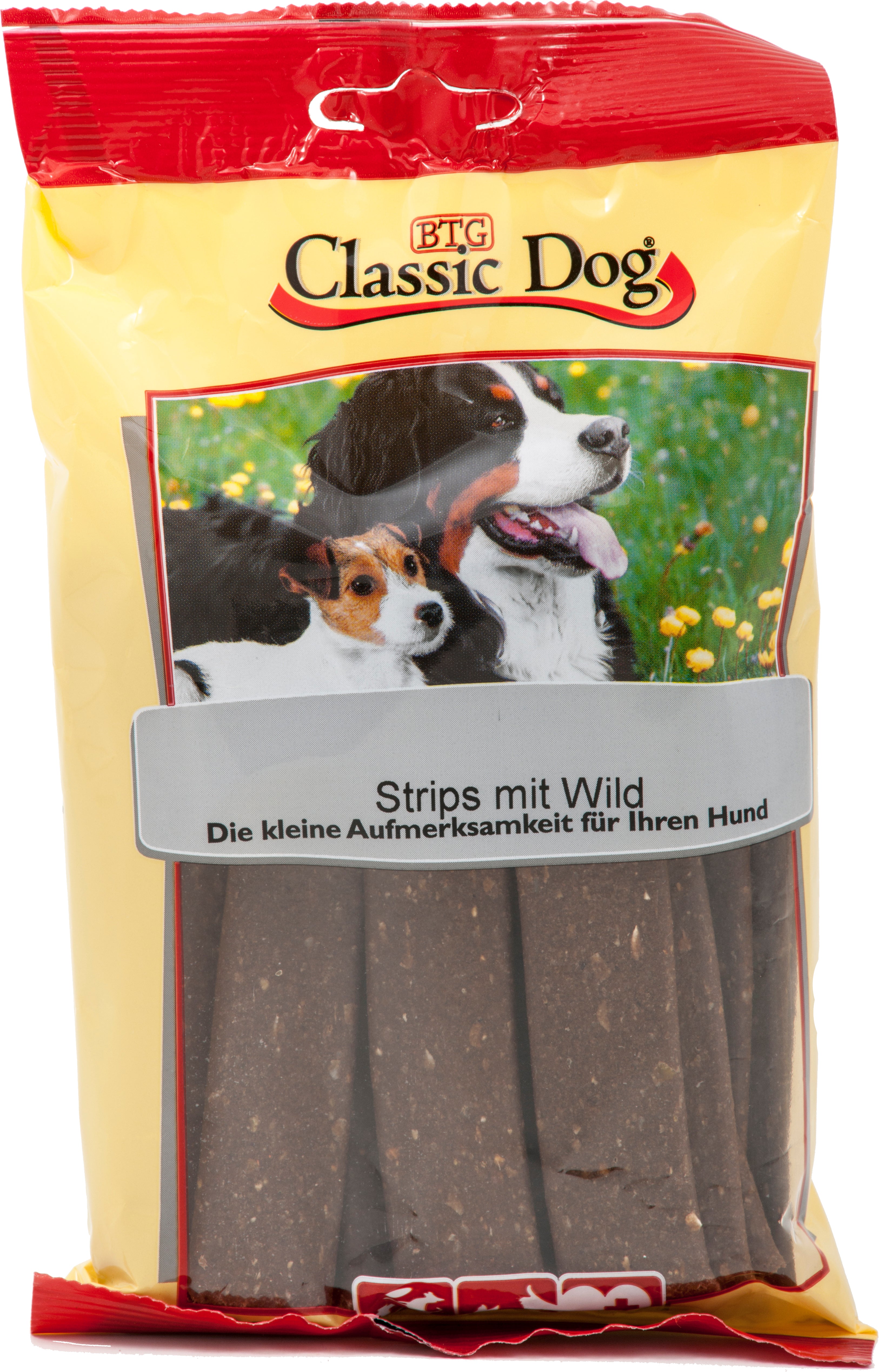 Produktbild für Classic Dog Snack Strips mit Wild 20er Beutel