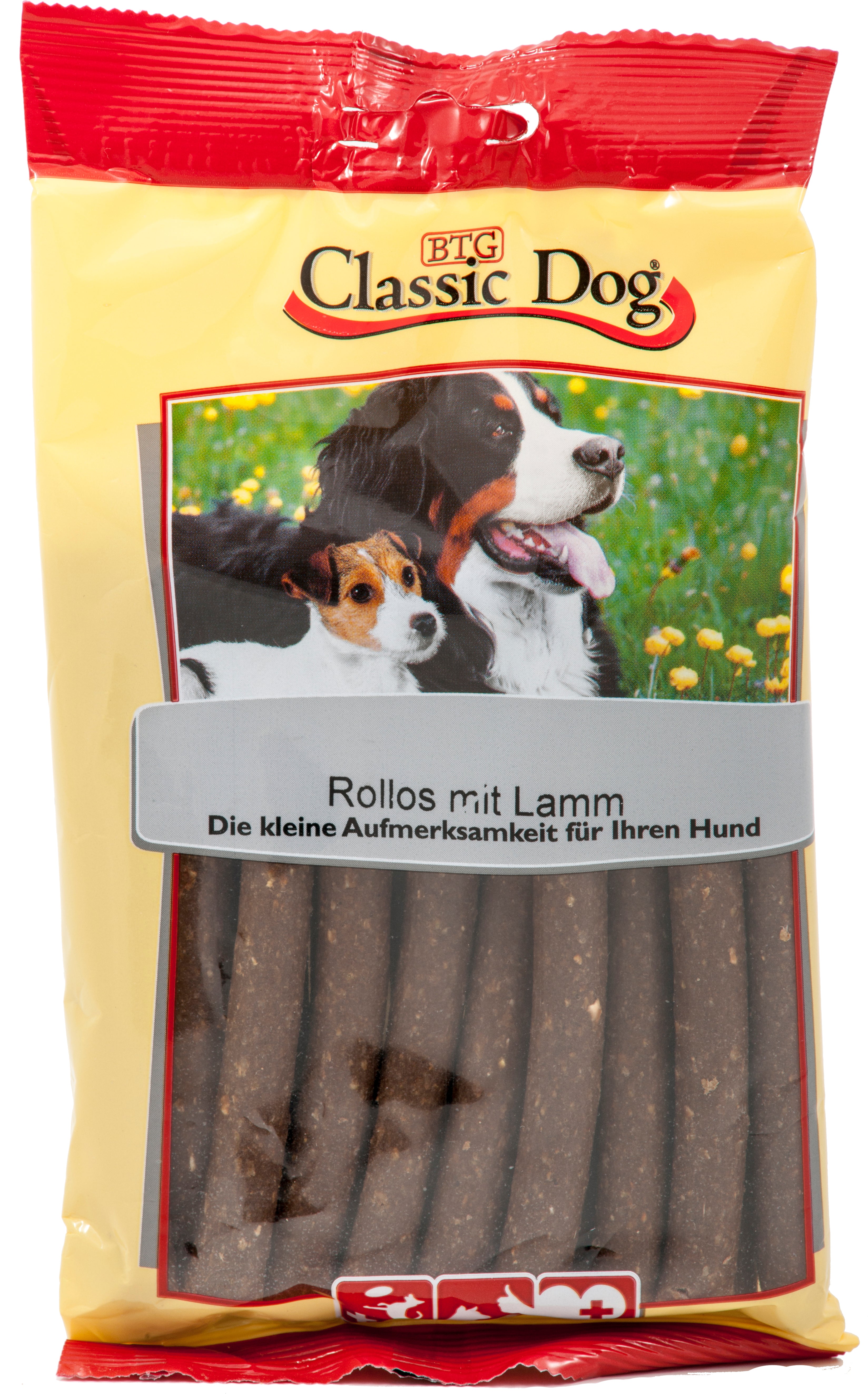 Produktbild für Classic Dog Snack Rollos Lamm 20er Beutel